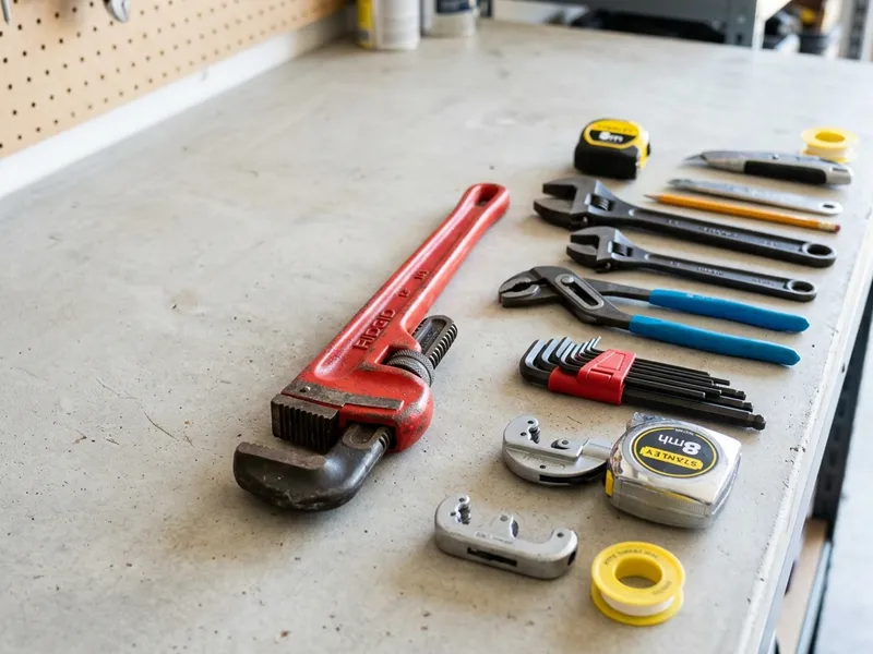 Professional plumbers in Sherwood, AR equipped with top-tier tools for residential and commercial plumbing services.